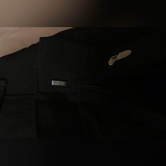 Y2K Elite Black Tailored & Cuffed Trouser Pants - 12 REG - Picture 7 of 11